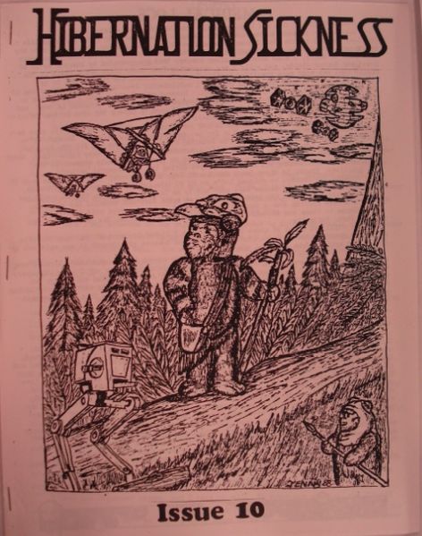 HIBERNATION SICKNESS magazine side cover Issue 10 December 1989