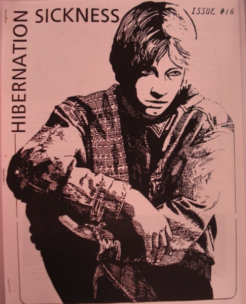 HIBERNATION SICKNESS magazine side cover Issue 16  1991