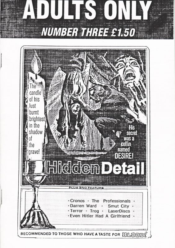 HIDDEN DETAIL magazine cover Issue 3 April 1995