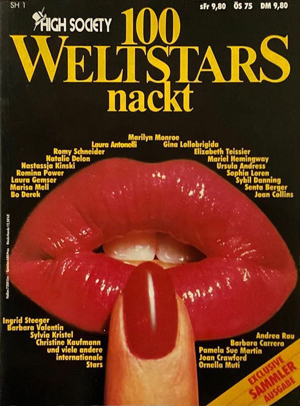 100 WELTSTARS magazine side cover Issue 1   1985