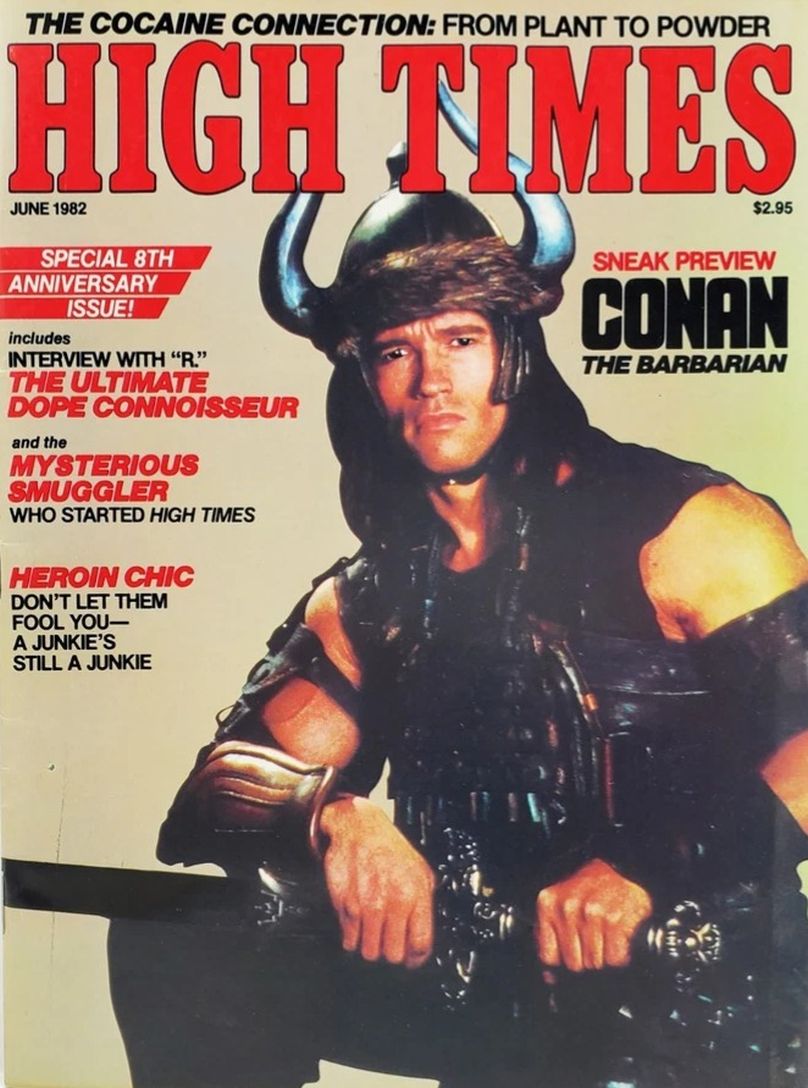HIGH TIMES magazine side cover  June 1982