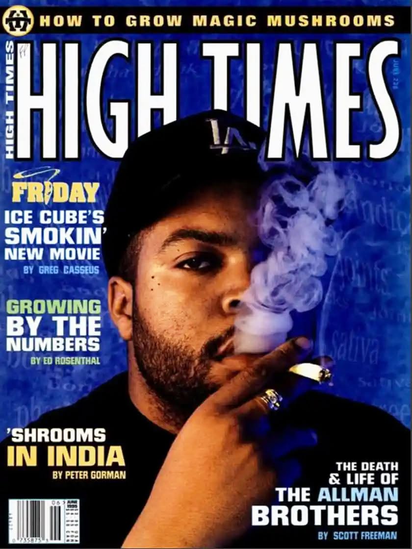HIGH TIMES magazine side cover  June 1995