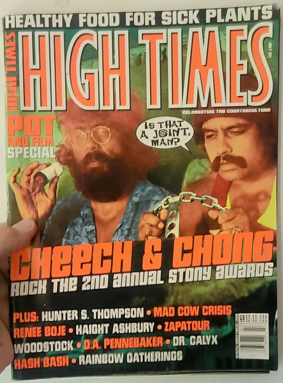 HIGH TIMES magazine side cover Issue 311 31 July 2001