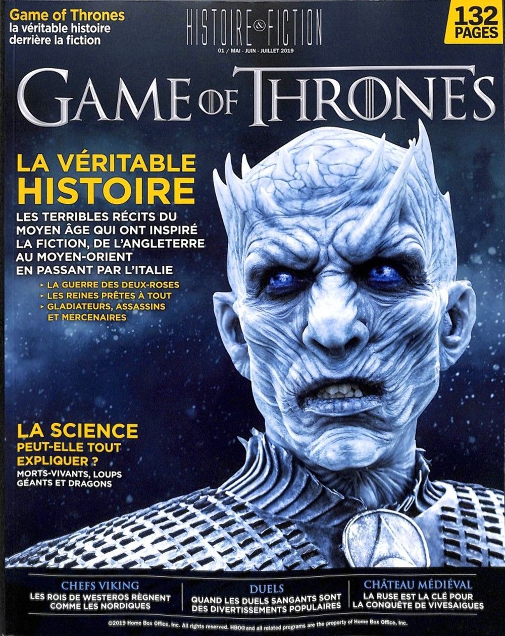 HISTOIRE ET FICTION magazine side cover Issue 1  May 2019