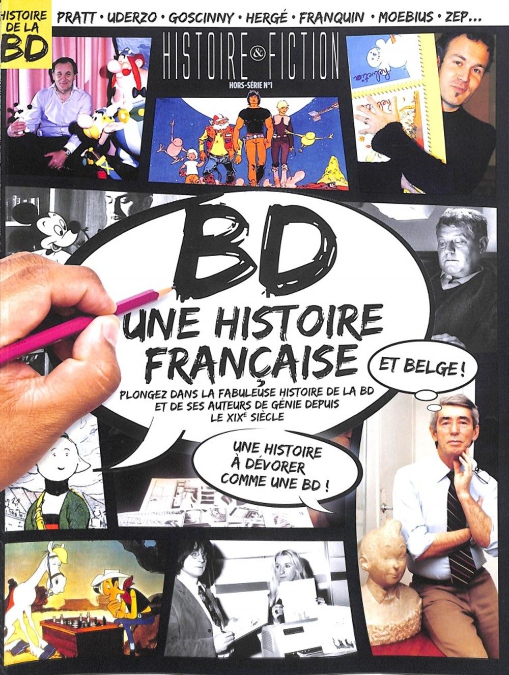 HISTOIRE ET FICTION magazine side cover Issue 1  Special 19 July 2019