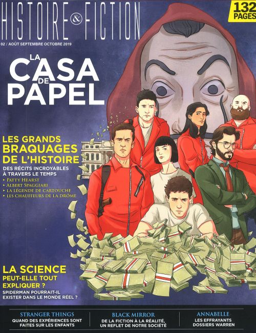 HISTOIRE ET FICTION magazine side cover Issue 2  July 2019