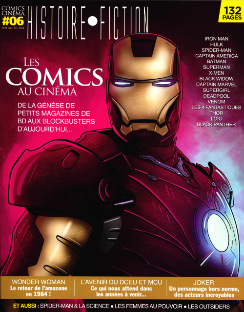 HISTOIRE ET FICTION magazine side cover Issue 6  August 2020