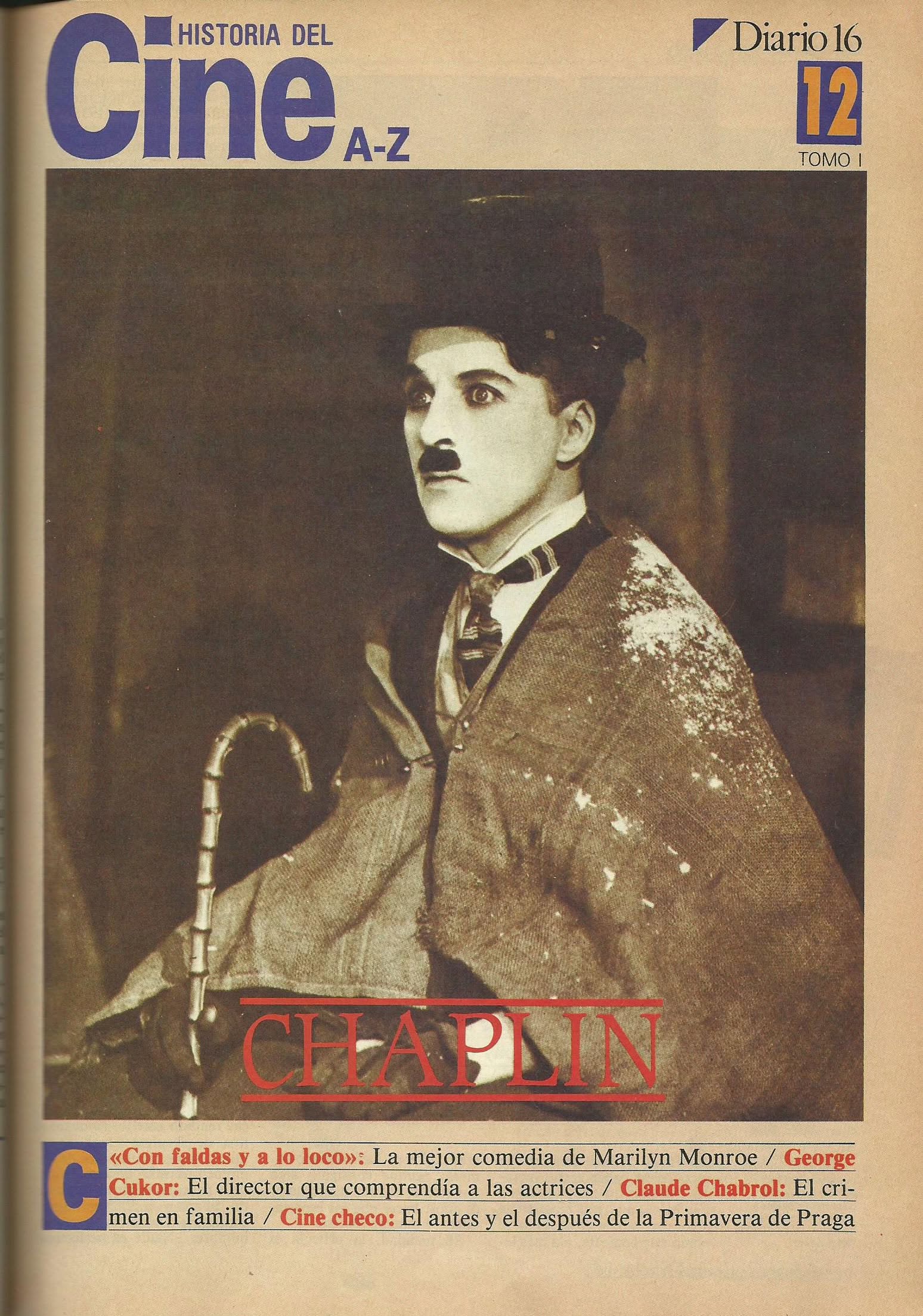 HISTORIA DEL CINE A-Z magazine side cover Issue 12  1986