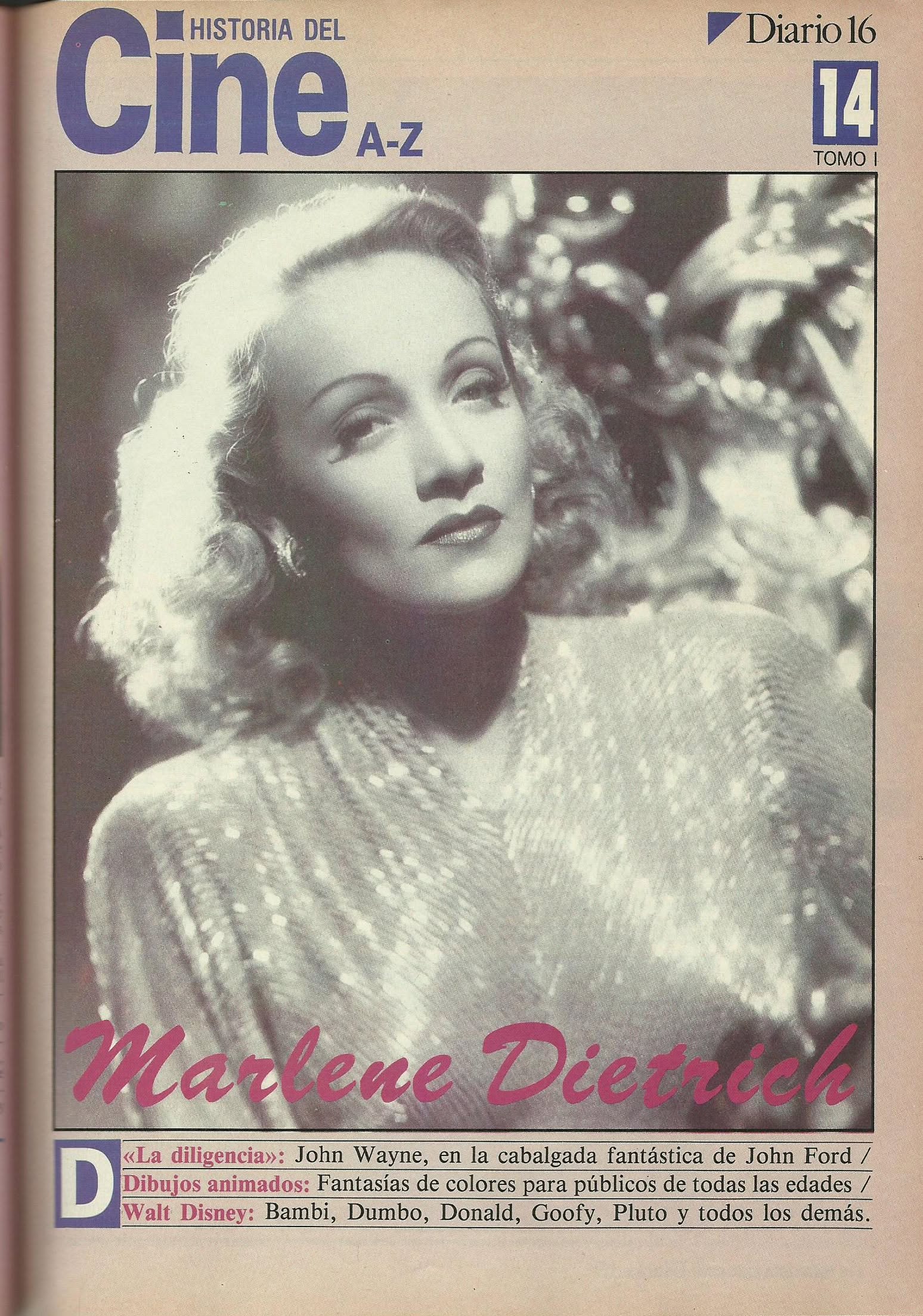 HISTORIA DEL CINE A-Z magazine side cover Issue 14  1986
