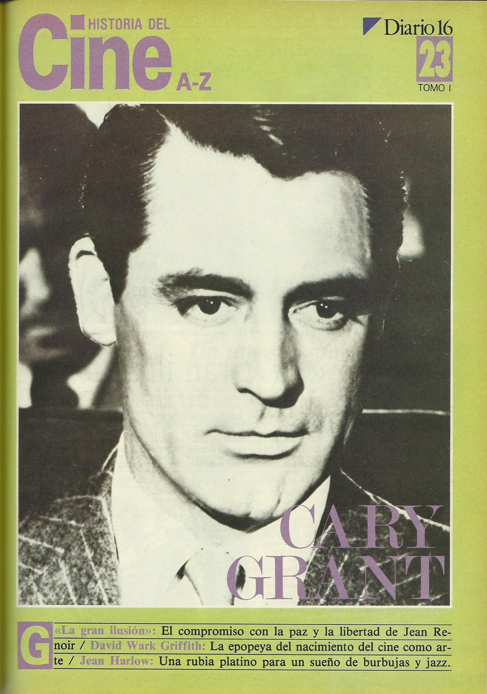HISTORIA DEL CINE A-Z magazine side cover Issue 23  1986
