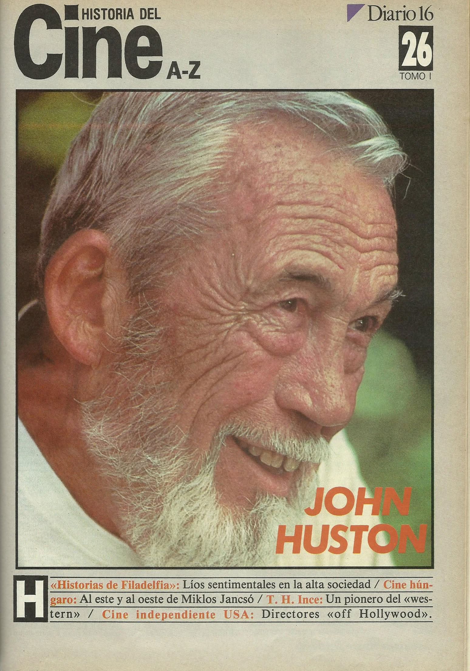 HISTORIA DEL CINE A-Z magazine side cover Issue 26  1986