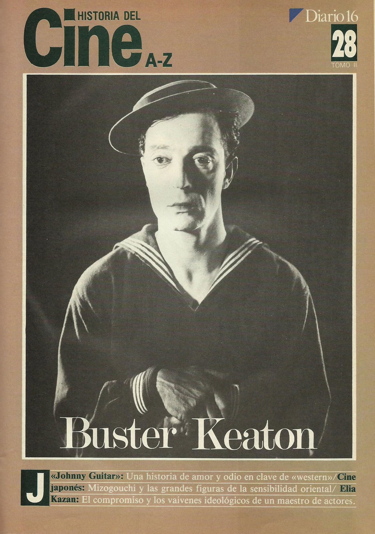HISTORIA DEL CINE A-Z magazine side cover Issue 28  1986