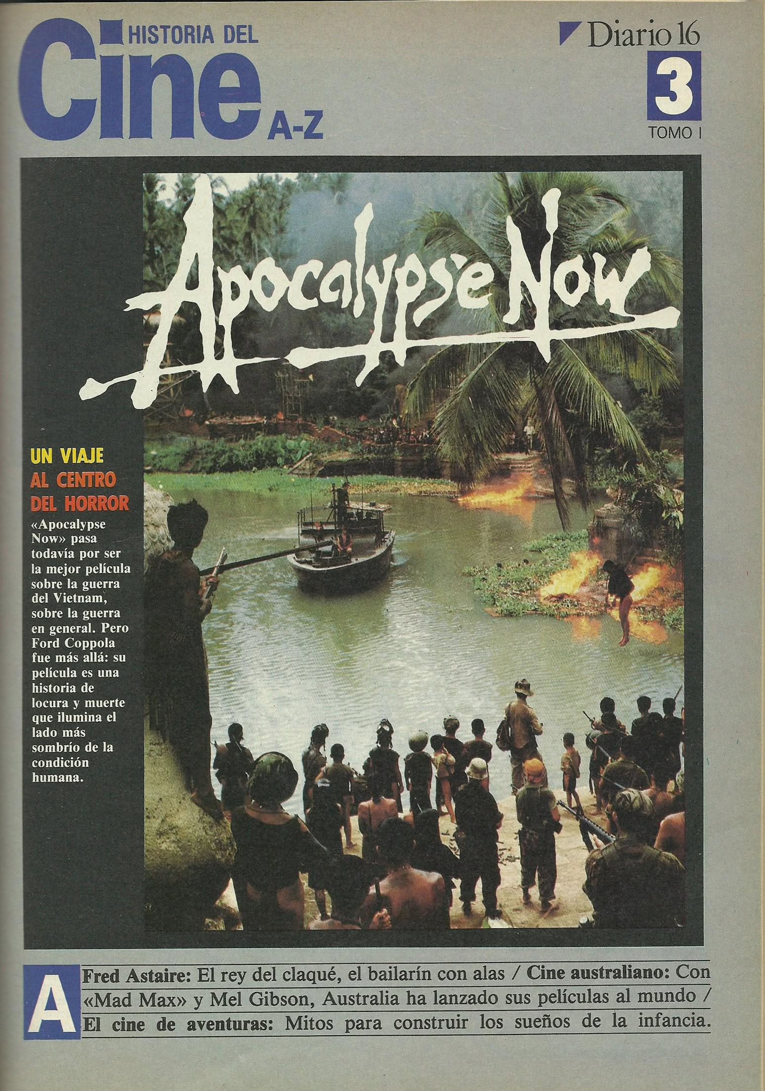 HISTORIA DEL CINE A-Z magazine side cover Issue 3  1986