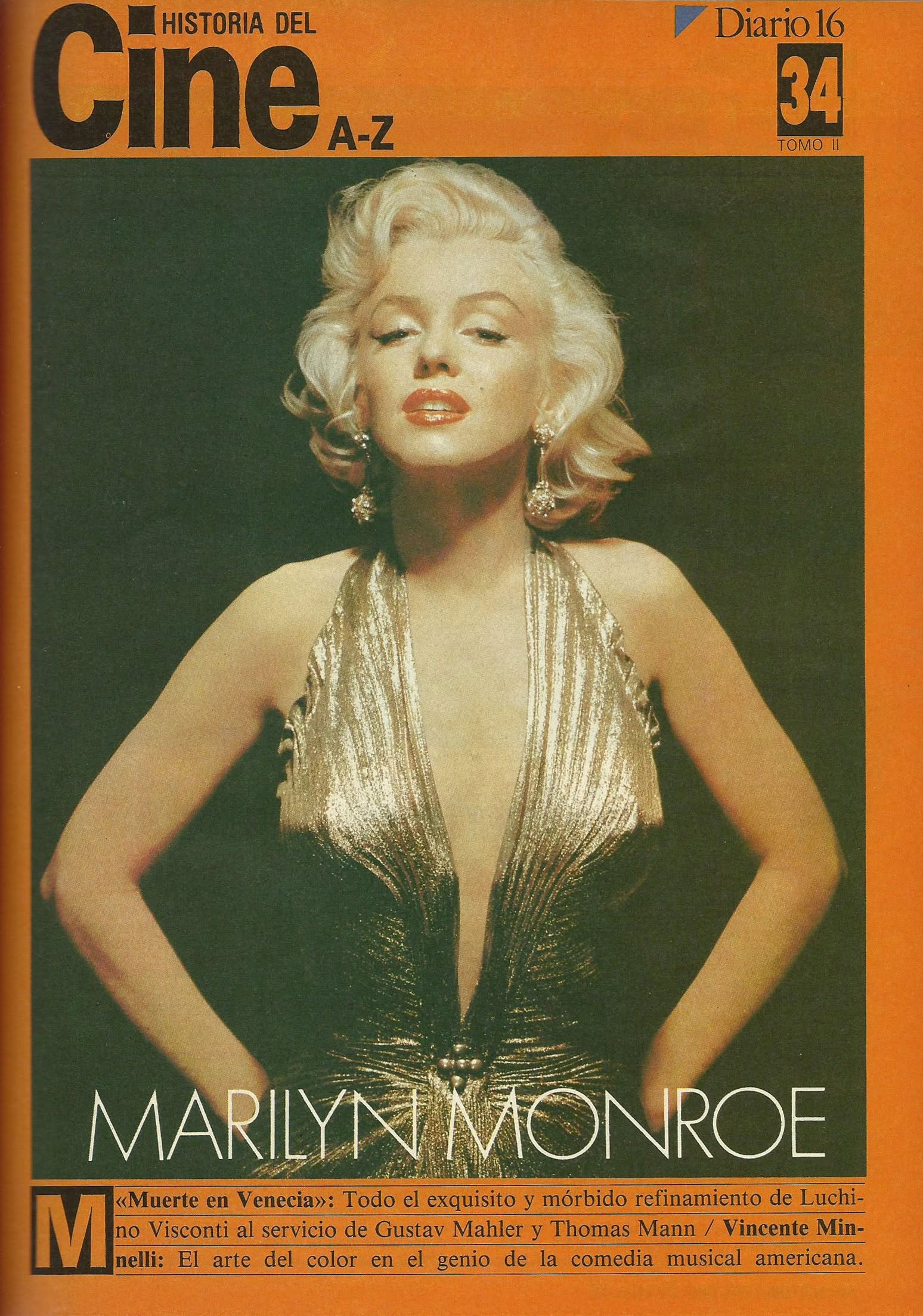 HISTORIA DEL CINE A-Z magazine side cover Issue 34  1986