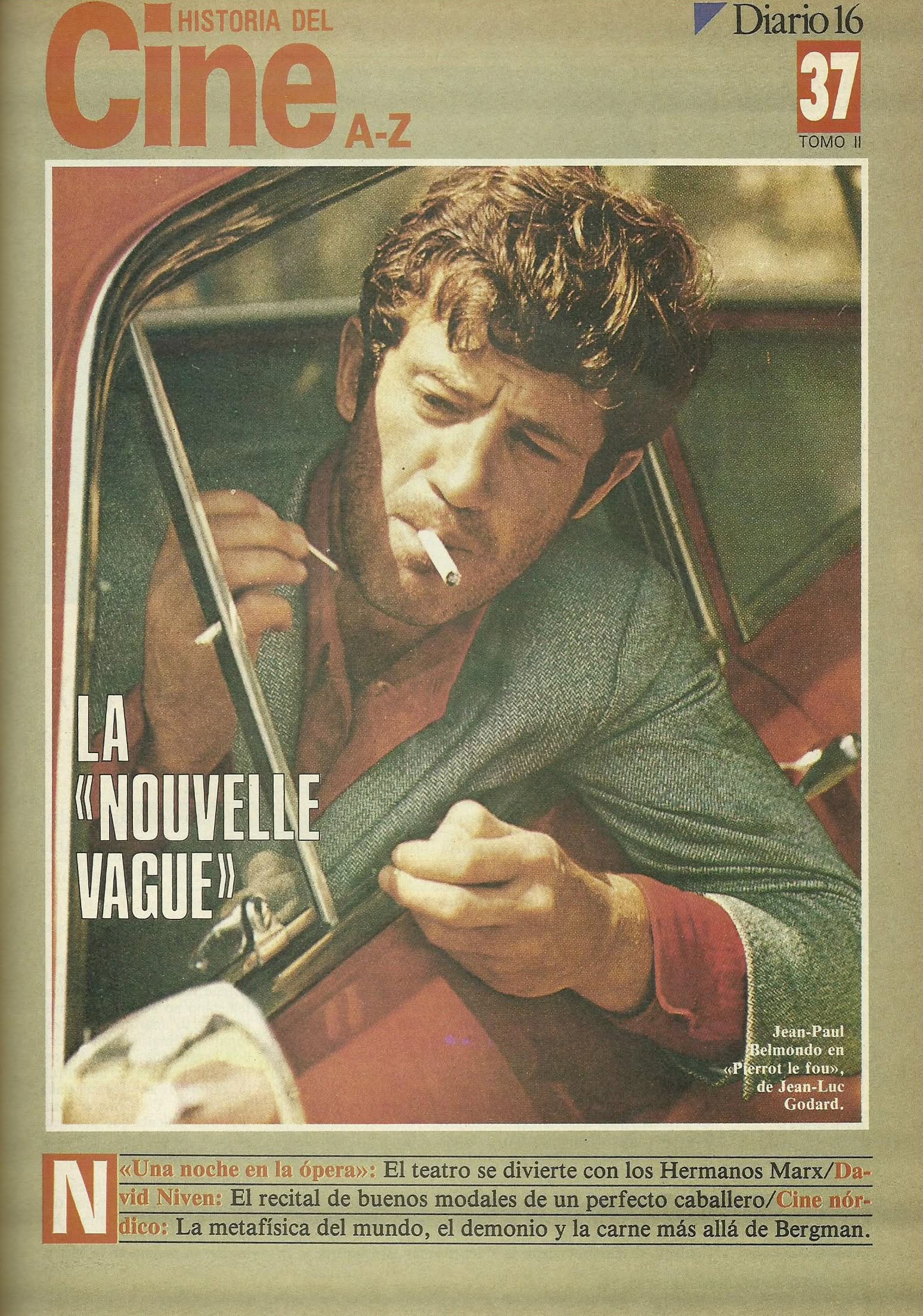 HISTORIA DEL CINE A-Z magazine side cover Issue 37  1986