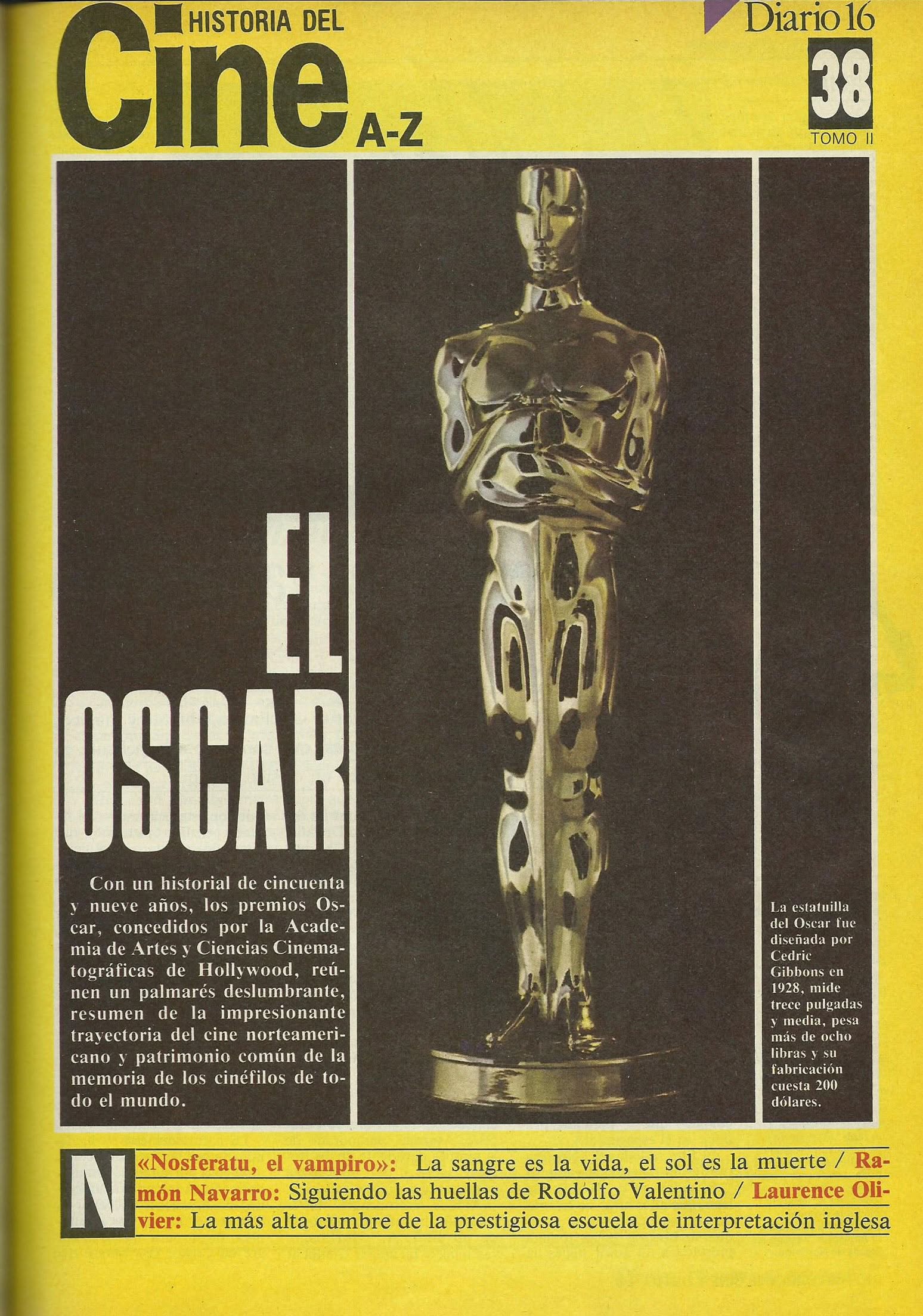 HISTORIA DEL CINE A-Z magazine side cover Issue 38  1986