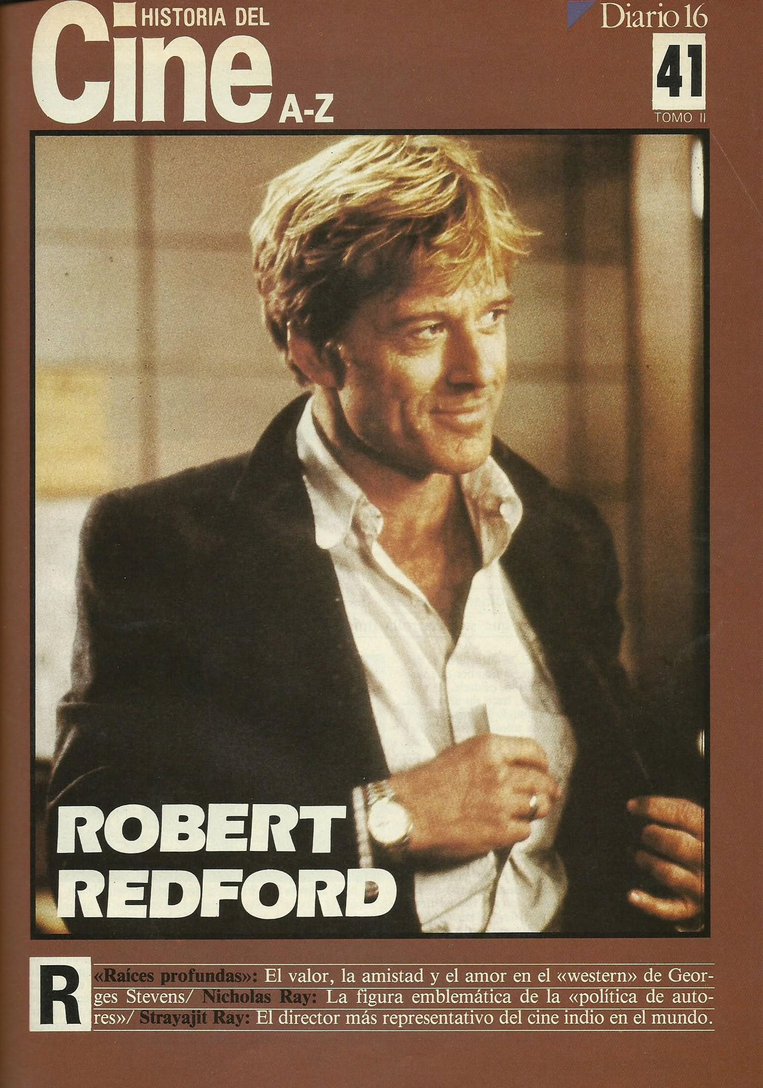 HISTORIA DEL CINE A-Z magazine side cover Issue 41  1986