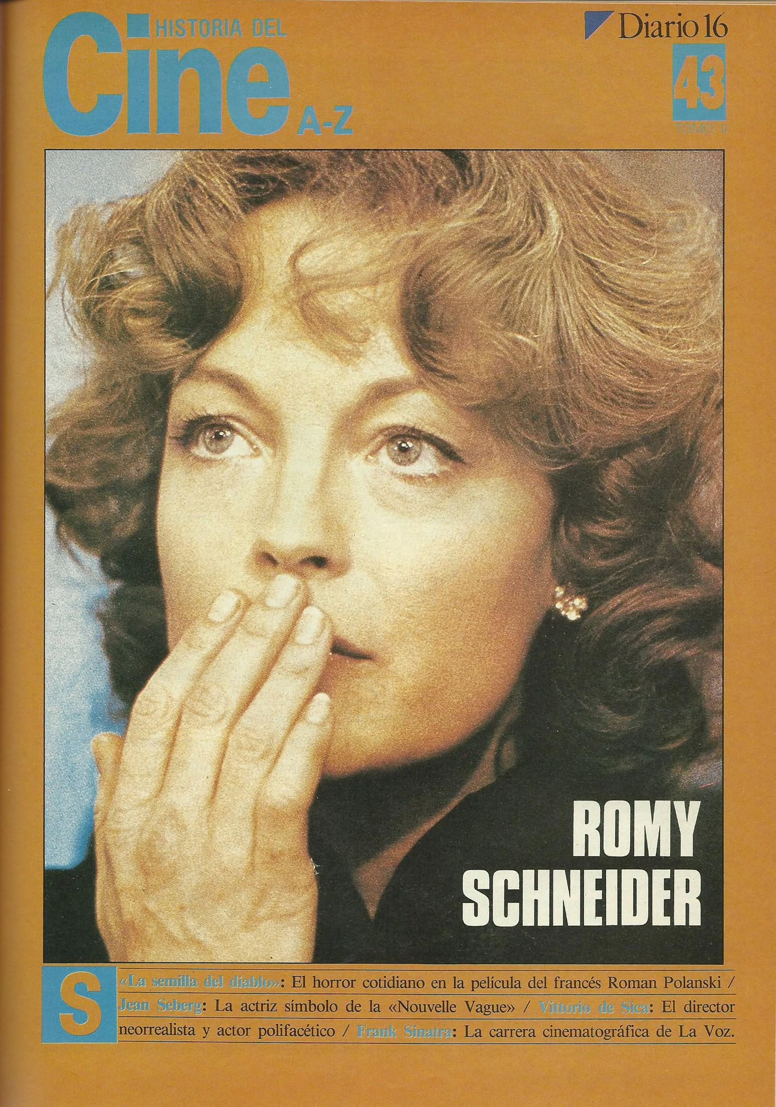 HISTORIA DEL CINE A-Z magazine side cover Issue 43  1986