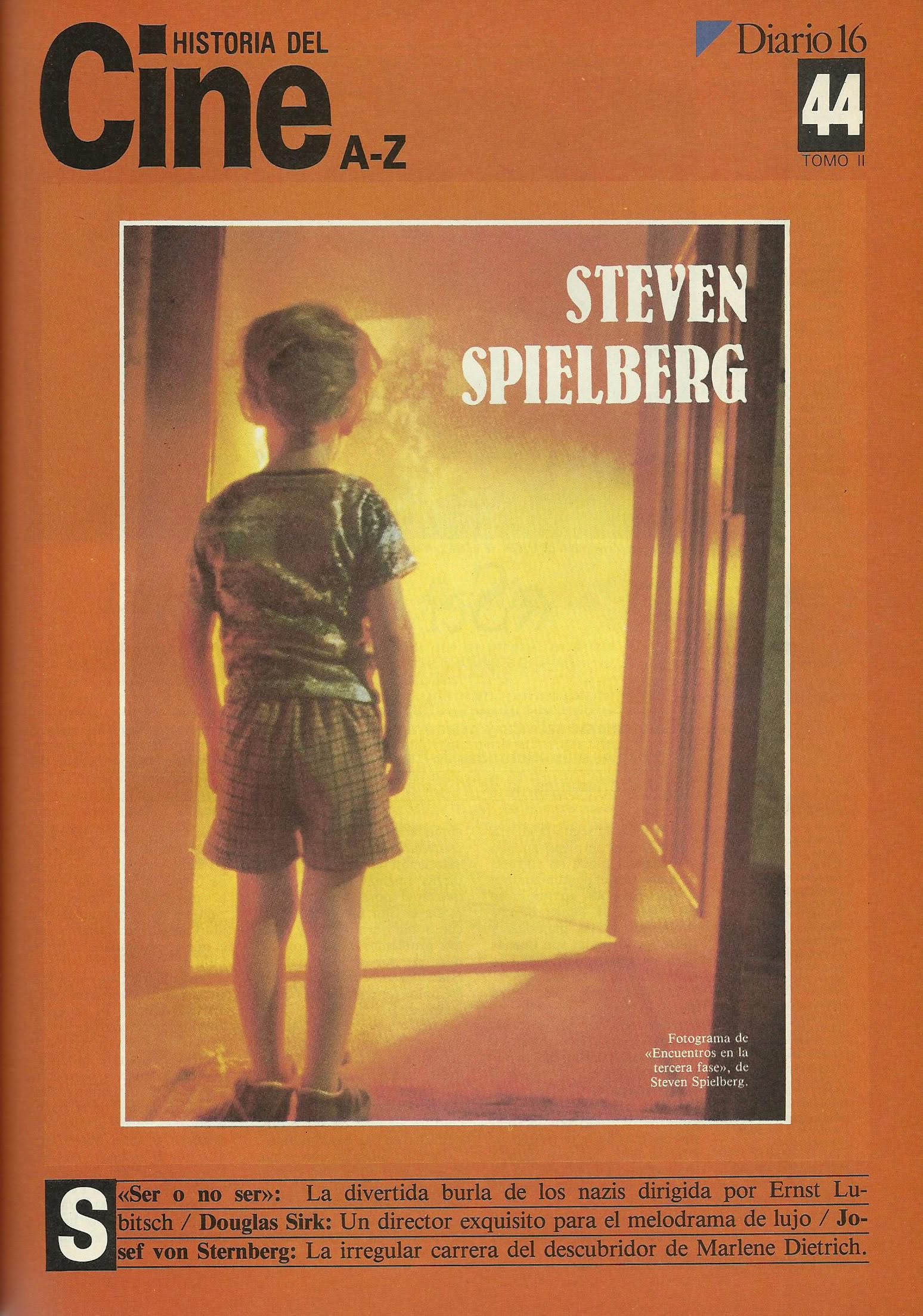 HISTORIA DEL CINE A-Z magazine side cover Issue 44  1986