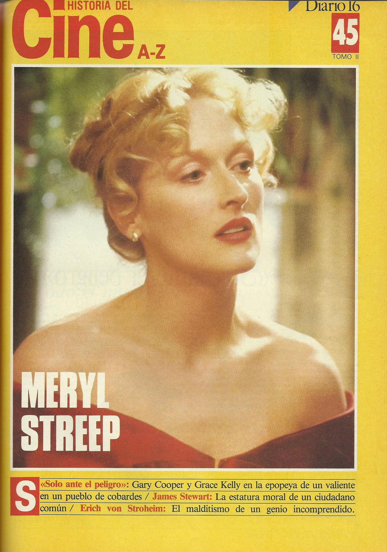 HISTORIA DEL CINE A-Z magazine side cover Issue 45  1986