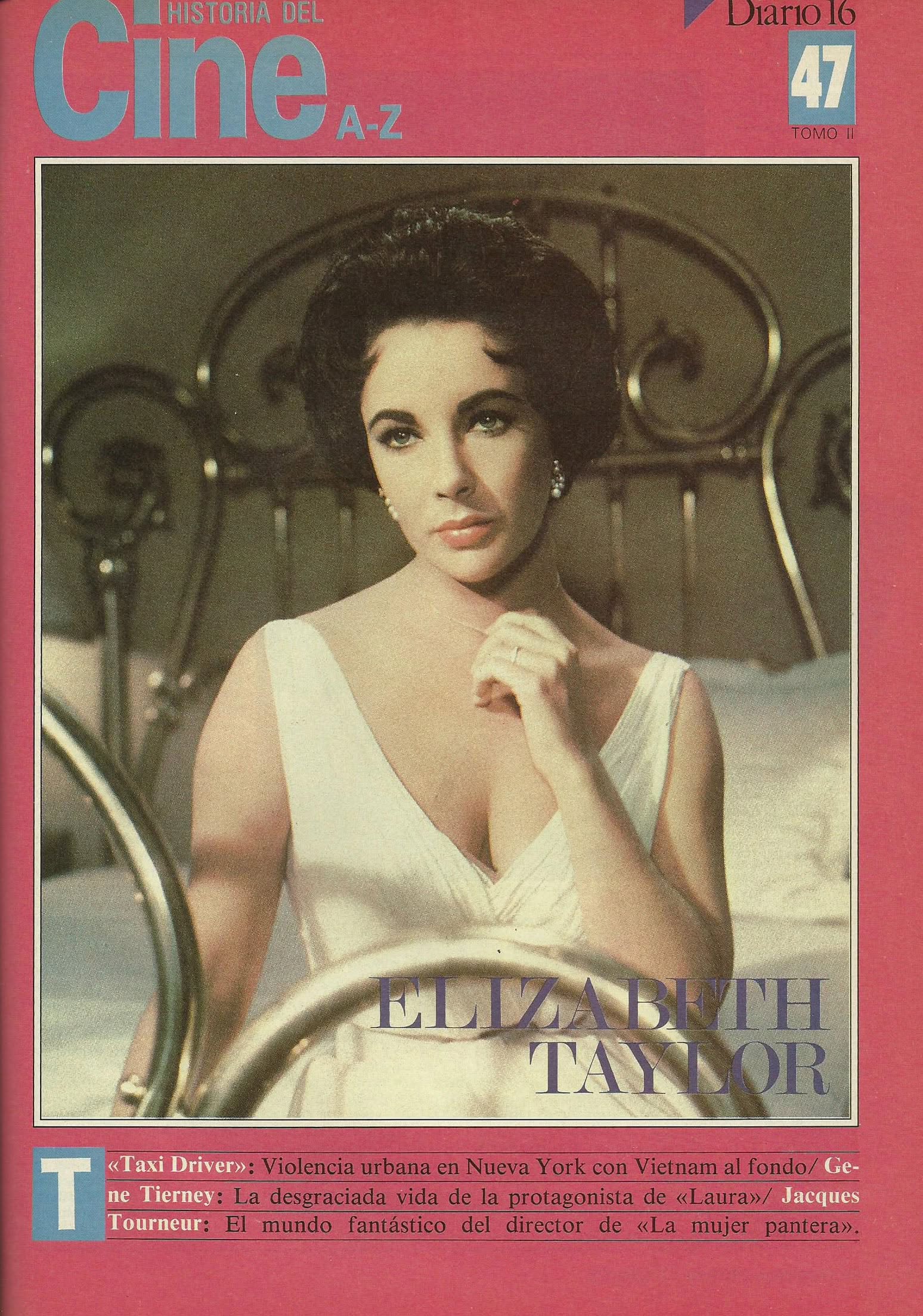 HISTORIA DEL CINE A-Z magazine side cover Issue 47  1986