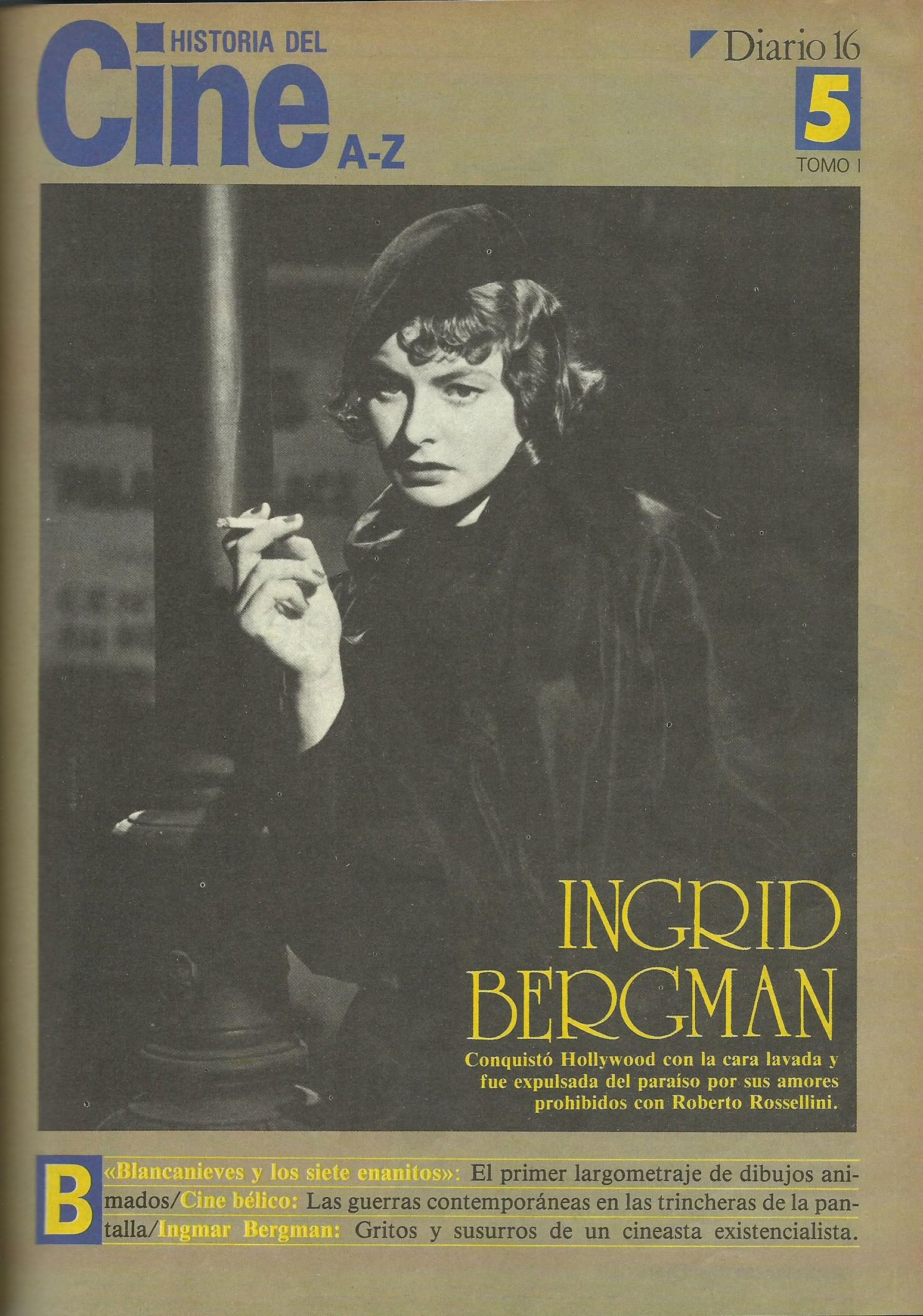 HISTORIA DEL CINE A-Z magazine side cover Issue 5  1986