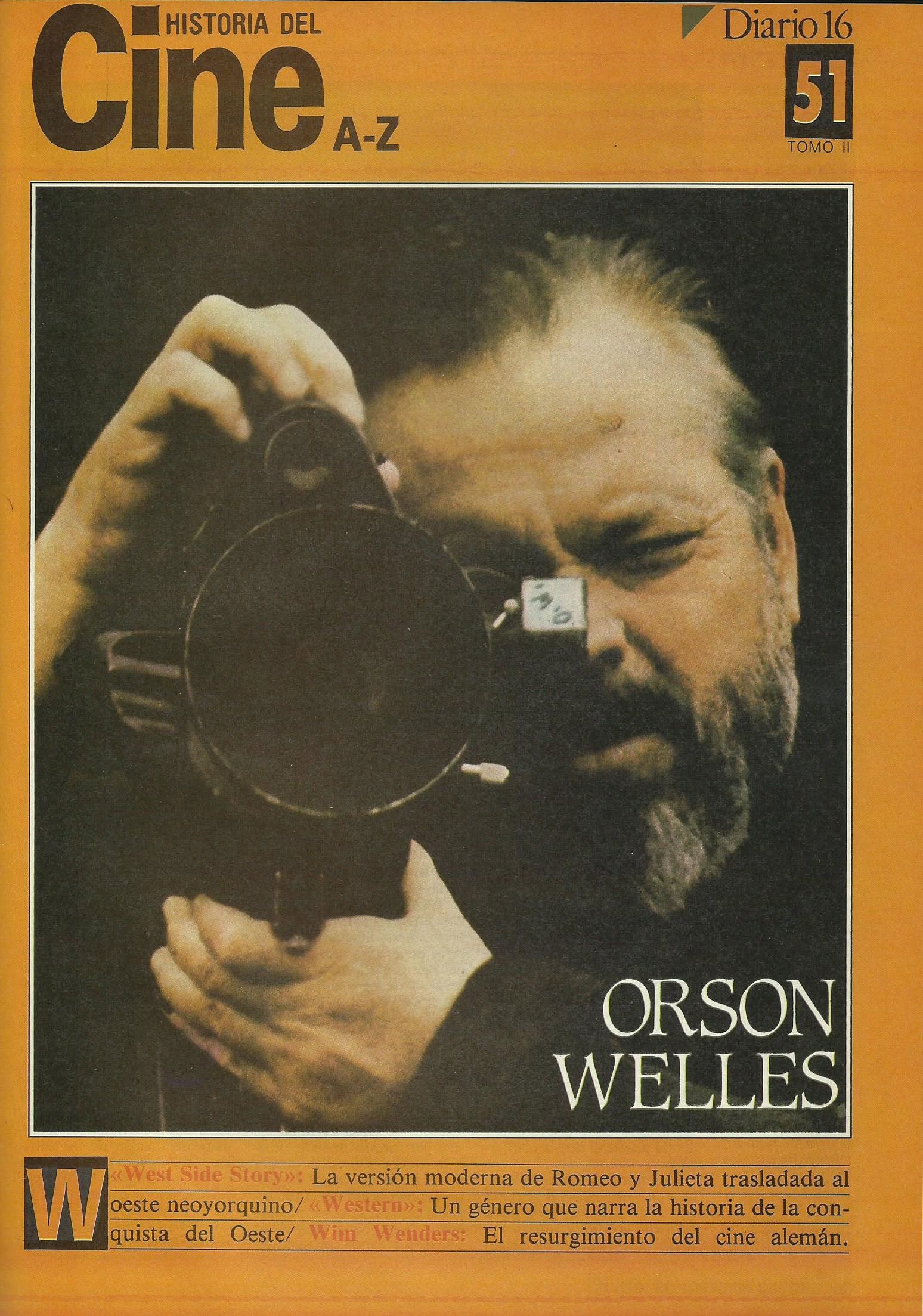 HISTORIA DEL CINE A-Z magazine side cover Issue 51   1987