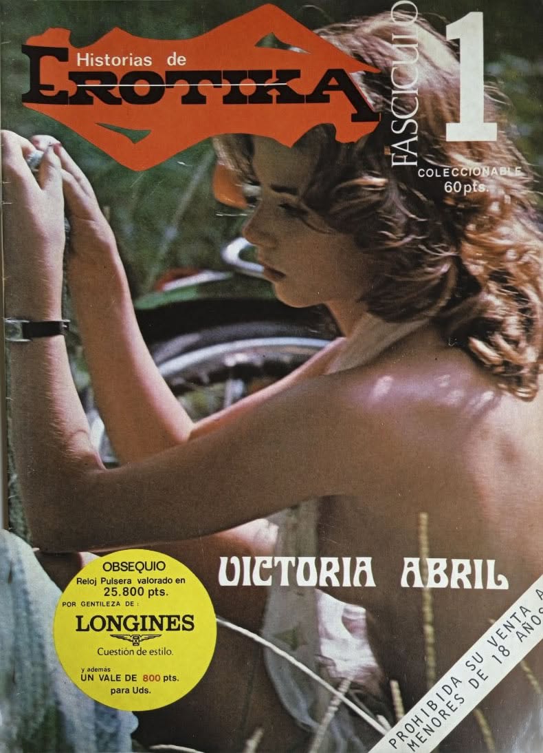 HISTORIAS DE EROTIKA magazine side cover Issue 1   1977