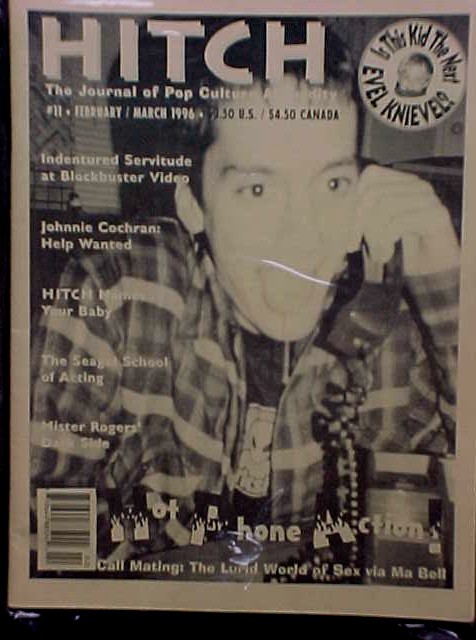 HITCH magazine side cover Issue 11 February-March 1996