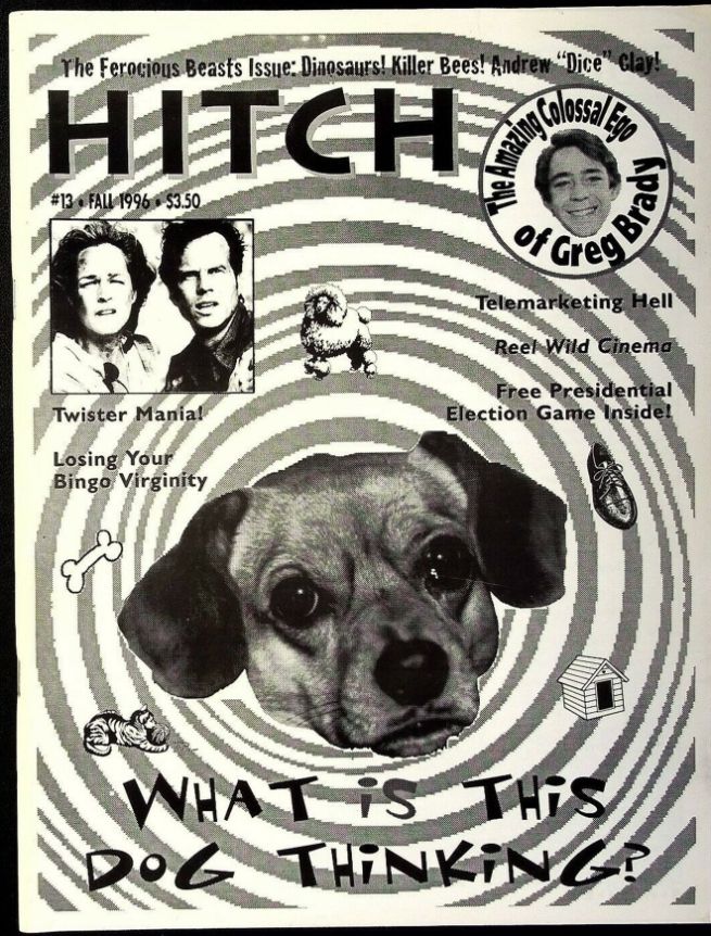 HITCH magazine side cover Issue 13 Fall 1996