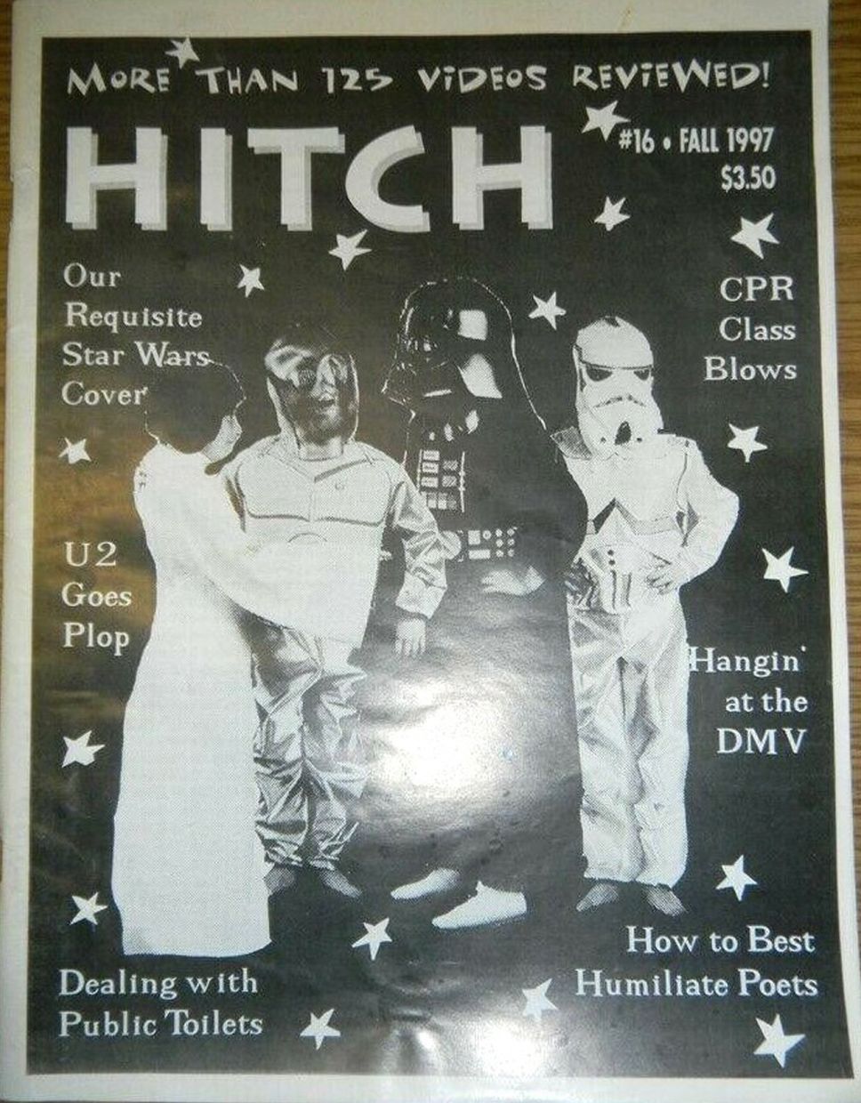 HITCH magazine side cover Issue 16 Fall 1997
