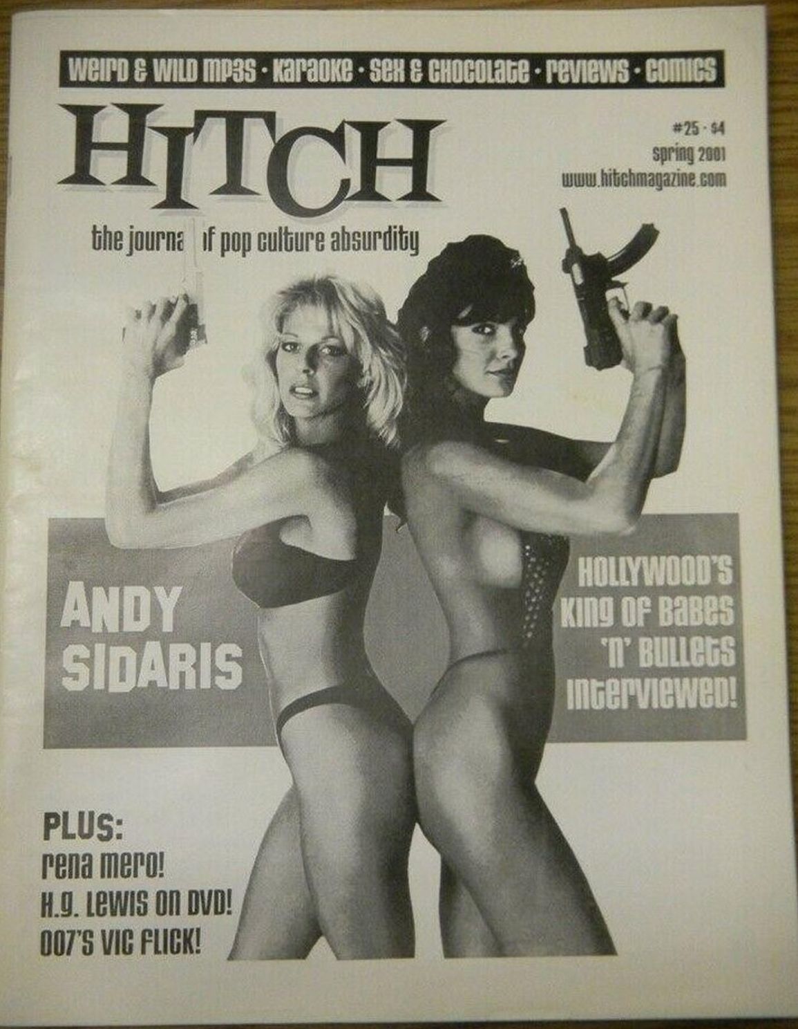 HITCH magazine side cover Issue 25 Spring 2001