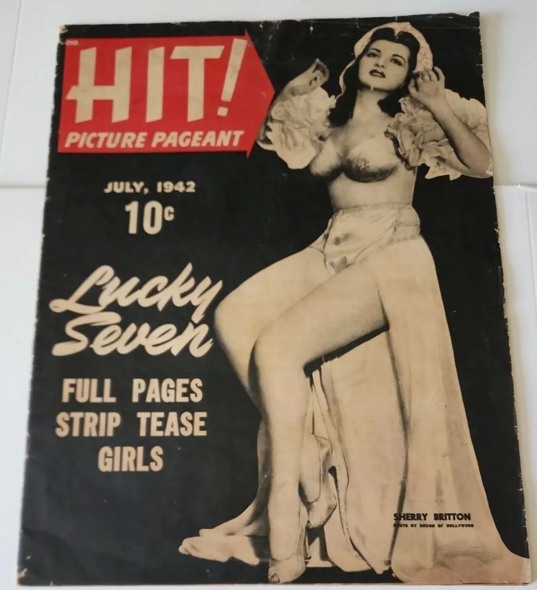 HIT PICTURE PAGEANT magazine side cover  July 1942