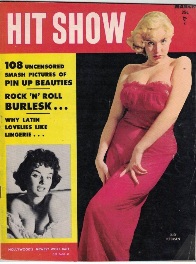 HIT SHOW magazine side cover Issue 1  Vol 1 # 1 March 1957