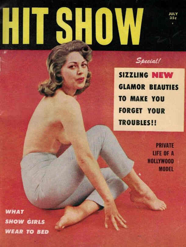 HIT SHOW magazine side cover  Vol 1 # 4 July 1958