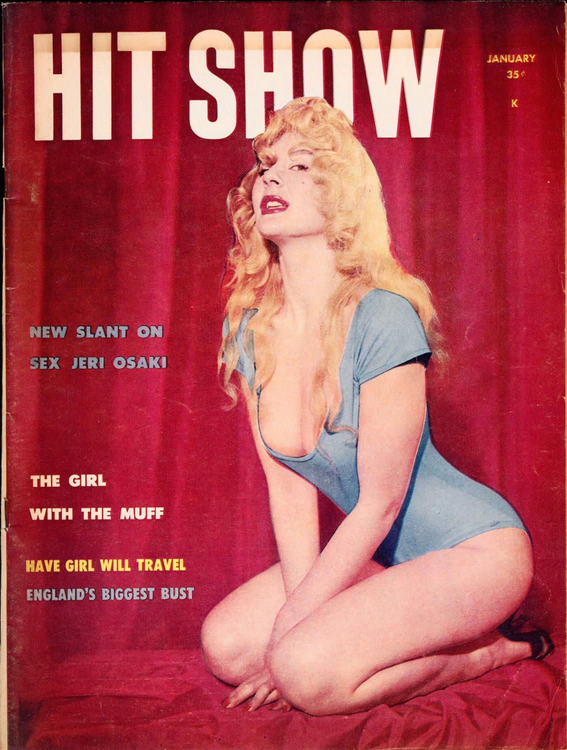 HIT SHOW magazine side cover  Vol 1 No  6  January 1959