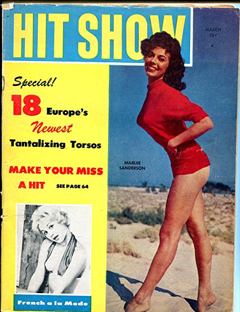 HIT SHOW magazine side cover March 1959