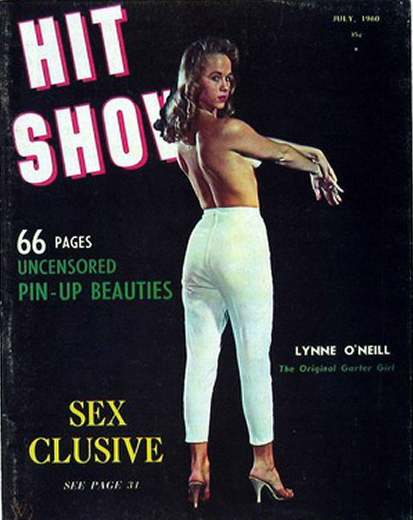 HIT SHOW magazine side cover  Vol 3 No  1  July 1960
