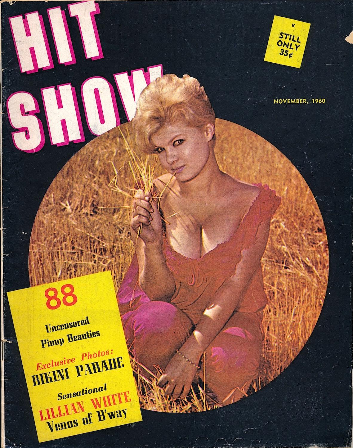 HIT SHOW magazine side cover  November 1960