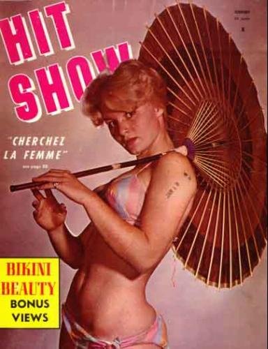 HIT SHOW magazine side cover  February 1961