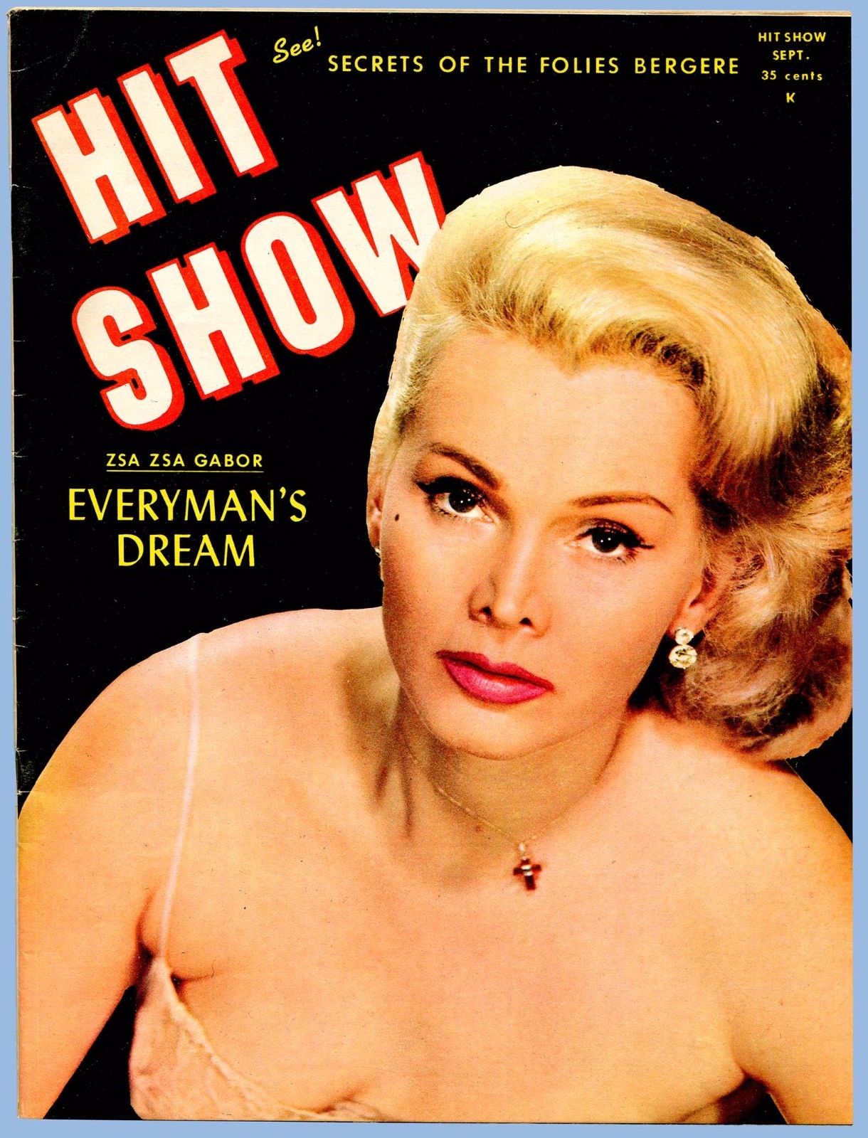HIT SHOW magazine side cover  September 1961
