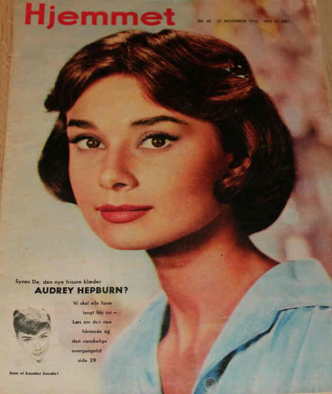 HJEMMET magazine side cover Issue 48 27 November 1956