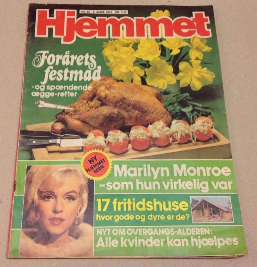 HJEMMET magazine side cover Issue 15 9 April 1979