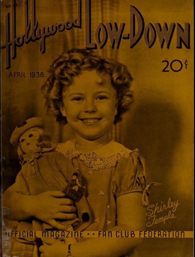 HOLLYWOOD LOW-DOWN | THE magazine side cover  April 1938