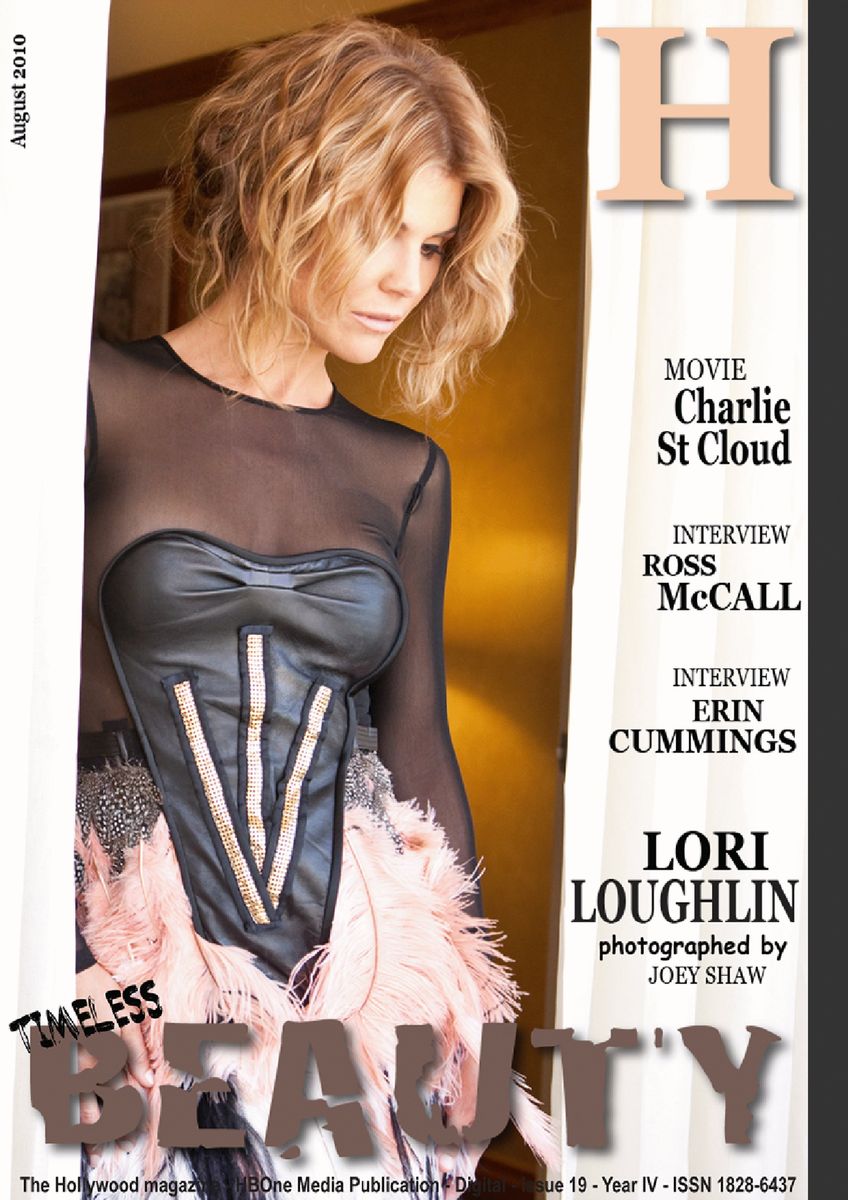 H (Hollywood) magazine side cover August 2010