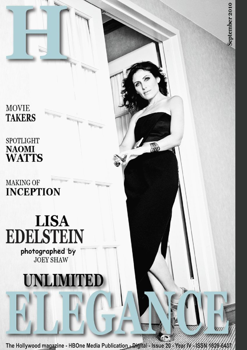 H (Hollywood) magazine side cover September 2010