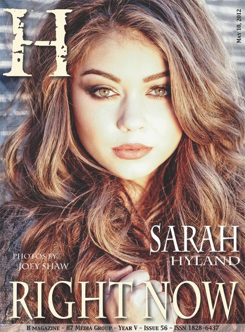 H (Hollywood) magazine side cover Issue 56 May 2012