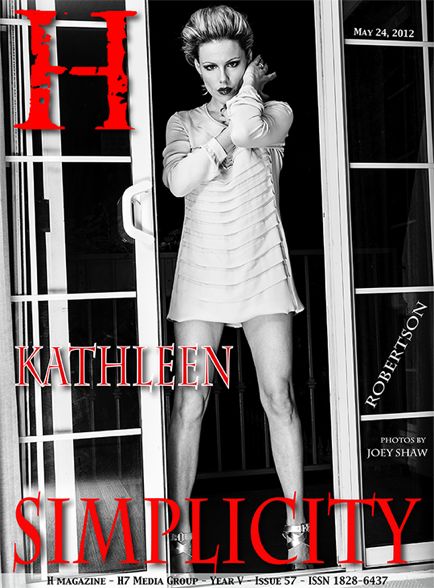 H (Hollywood) magazine side cover 24 May 2012