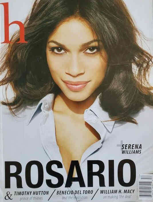H (Hollywood) magazine side cover  December 2008