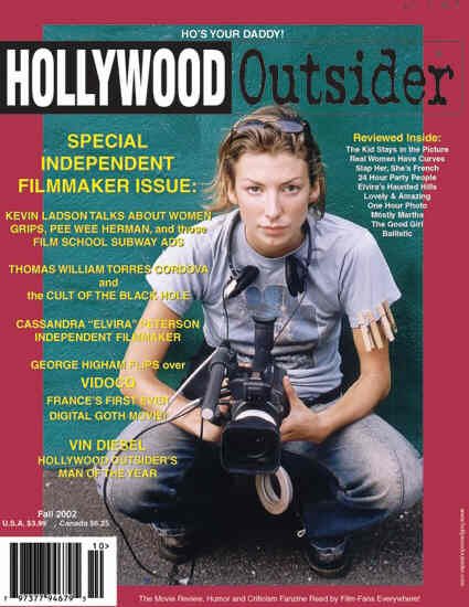 HOLLYWOOD OUTSIDER magazine side cover Issue 21 Fall 2002